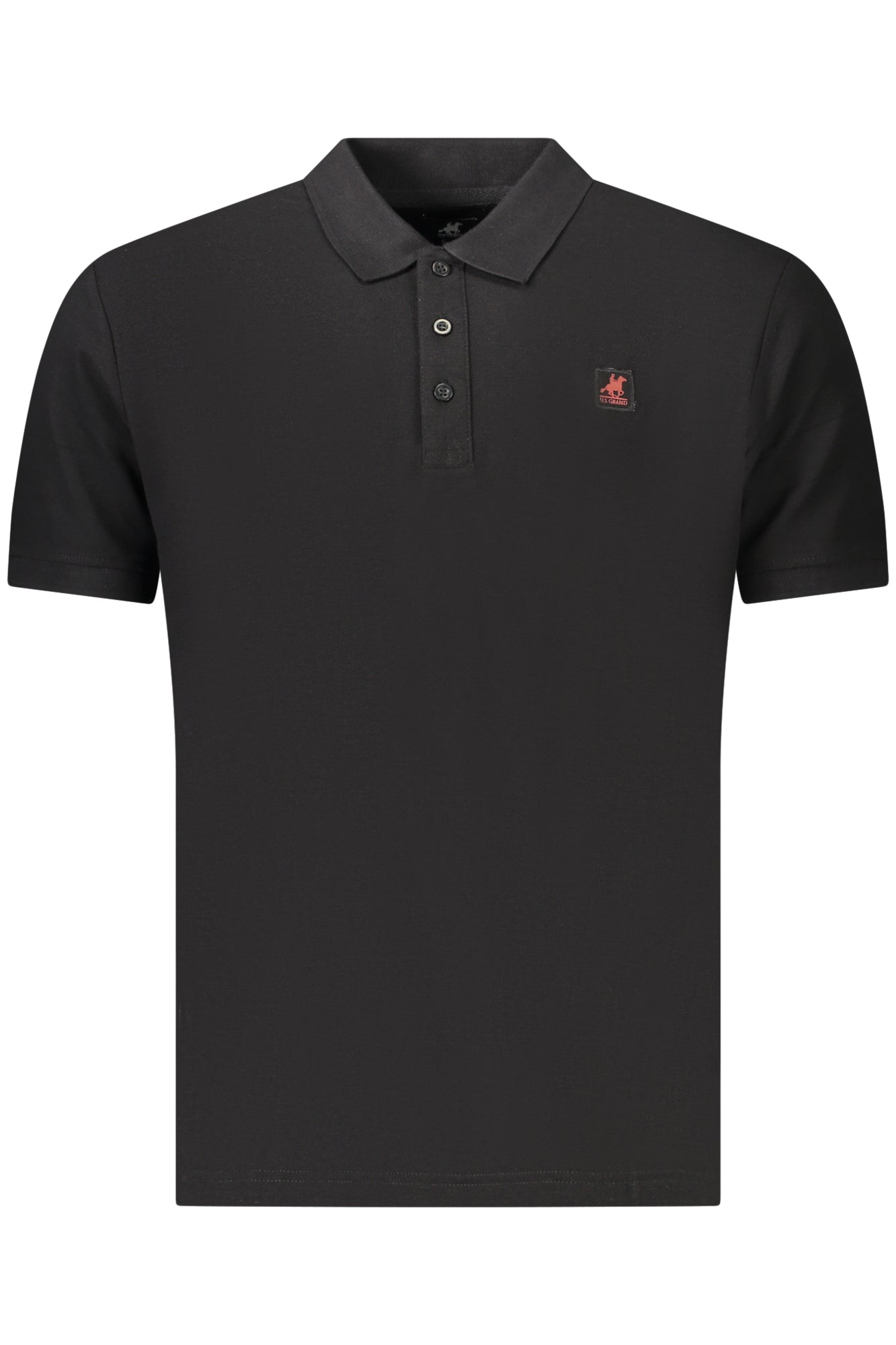 US GRAND POLO Kurzarm Herren Schwarz