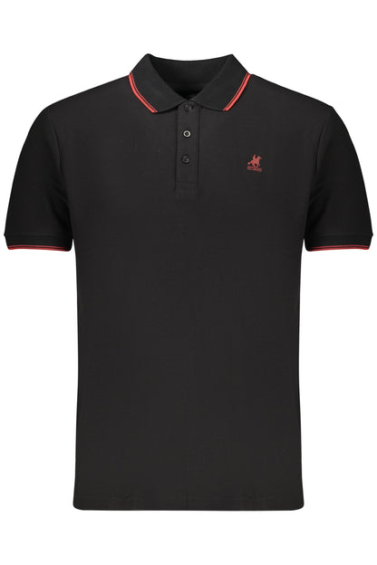 US GRAND POLO Kurzarm Herren Schwarz