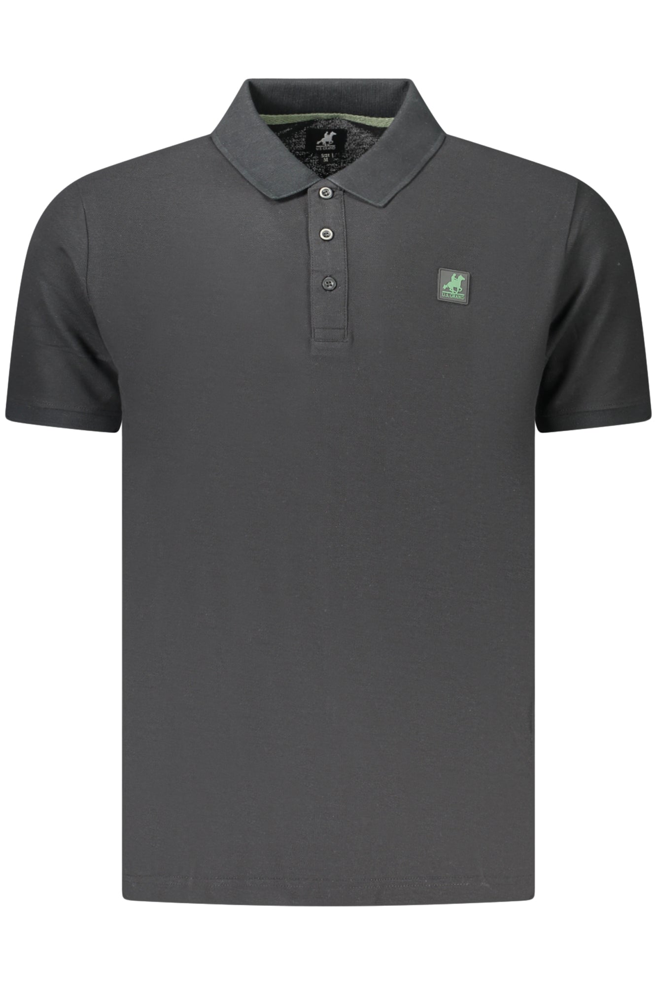 US GRAND POLO Kurzarm Herren Schwarz
