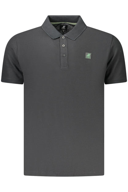 US GRAND POLO Kurzarm Herren Schwarz