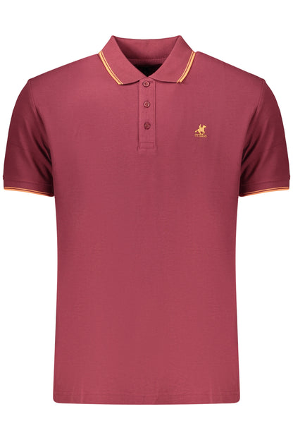 US GRAND Herren-Poloshirt mit kurzen Ärmeln, Rot