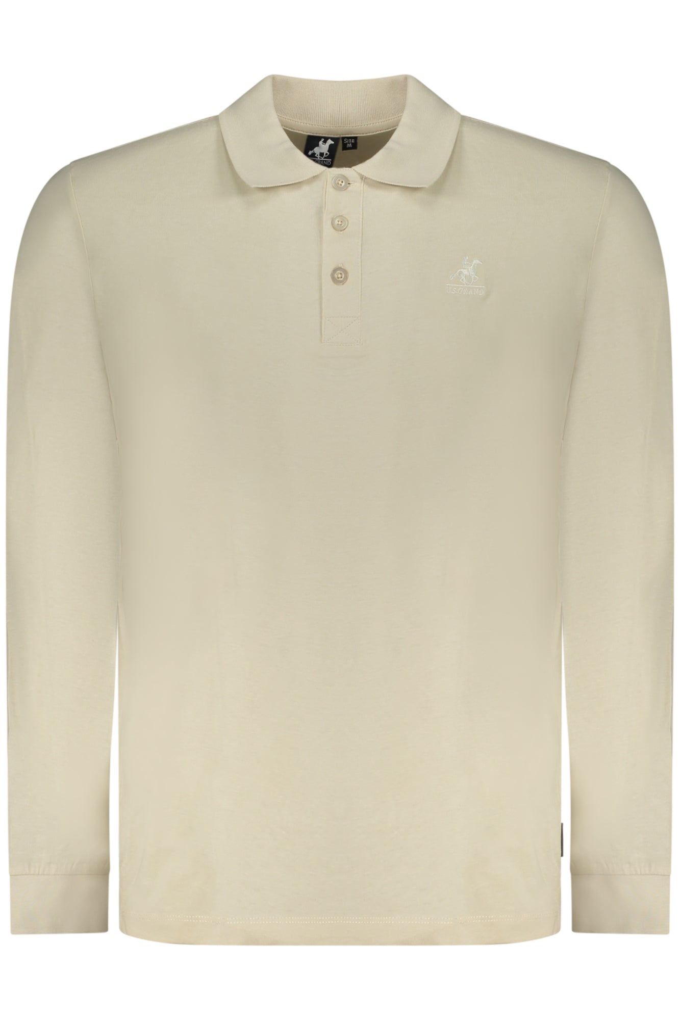 US GRAND LANGÄRMELIGES HERRENSHIRT BEIGE