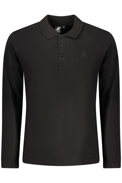US GRAND LANGÄRMELIGES HERRENSHIRT SCHWARZ