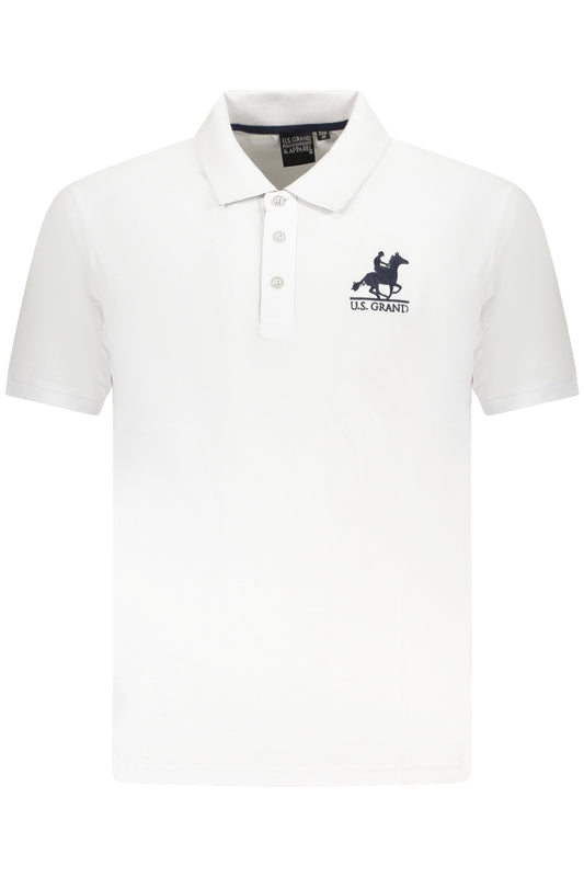 US GRAND POLO KURZARM HERREN WEISS