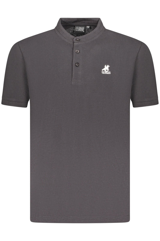 US GRAND POLO Kurzarm Herren Schwarz