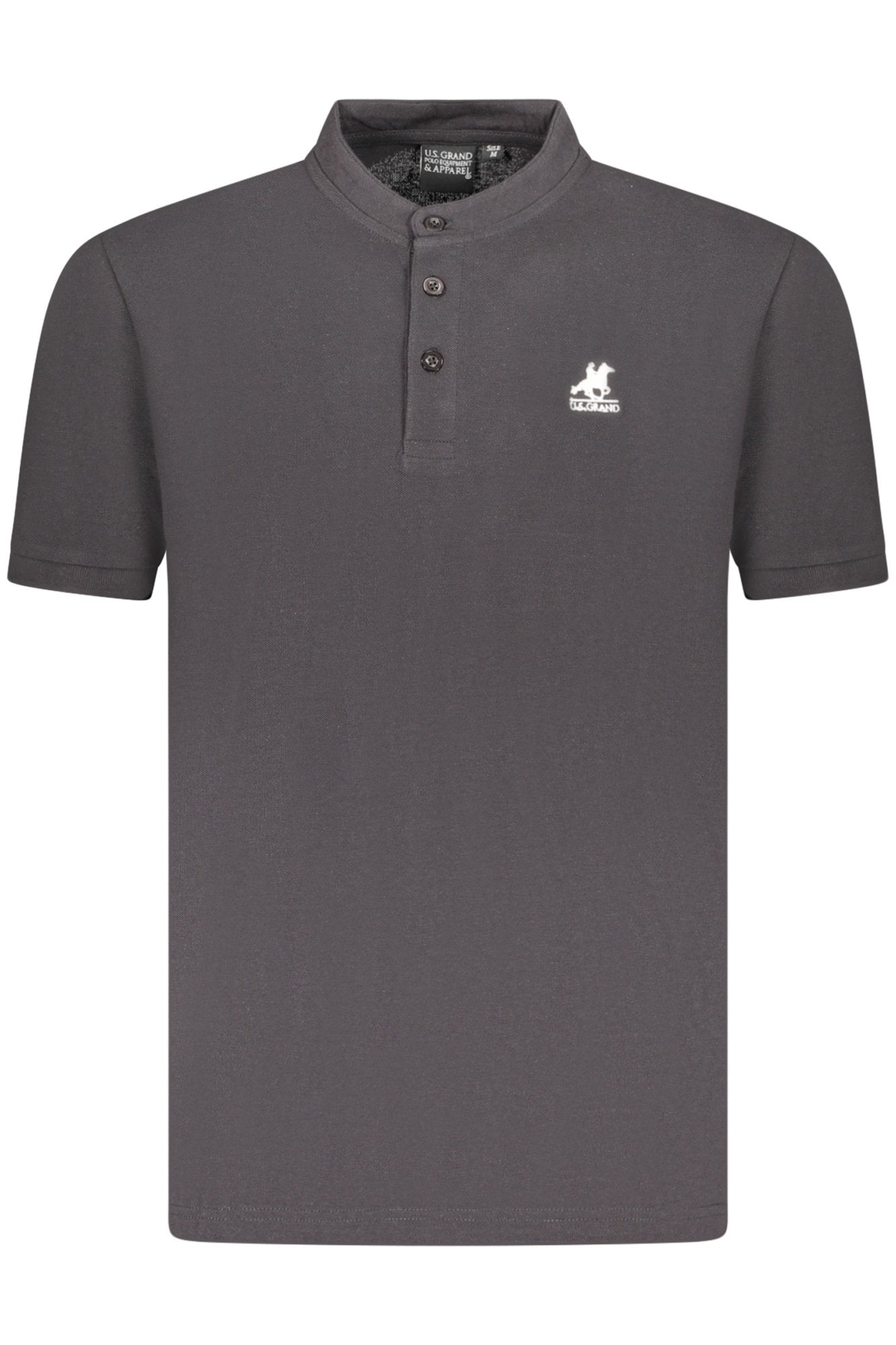 US GRAND POLO Kurzarm Herren Schwarz