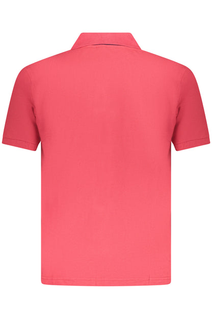 US GRAND Herren-Poloshirt mit kurzen Ärmeln, Rot