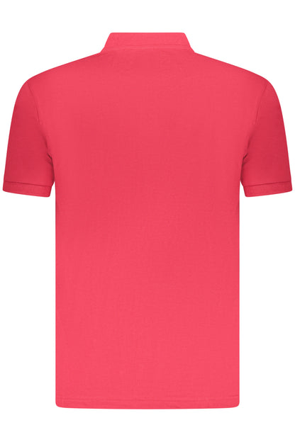 US GRAND Herren-Poloshirt mit kurzen Ärmeln, Rot
