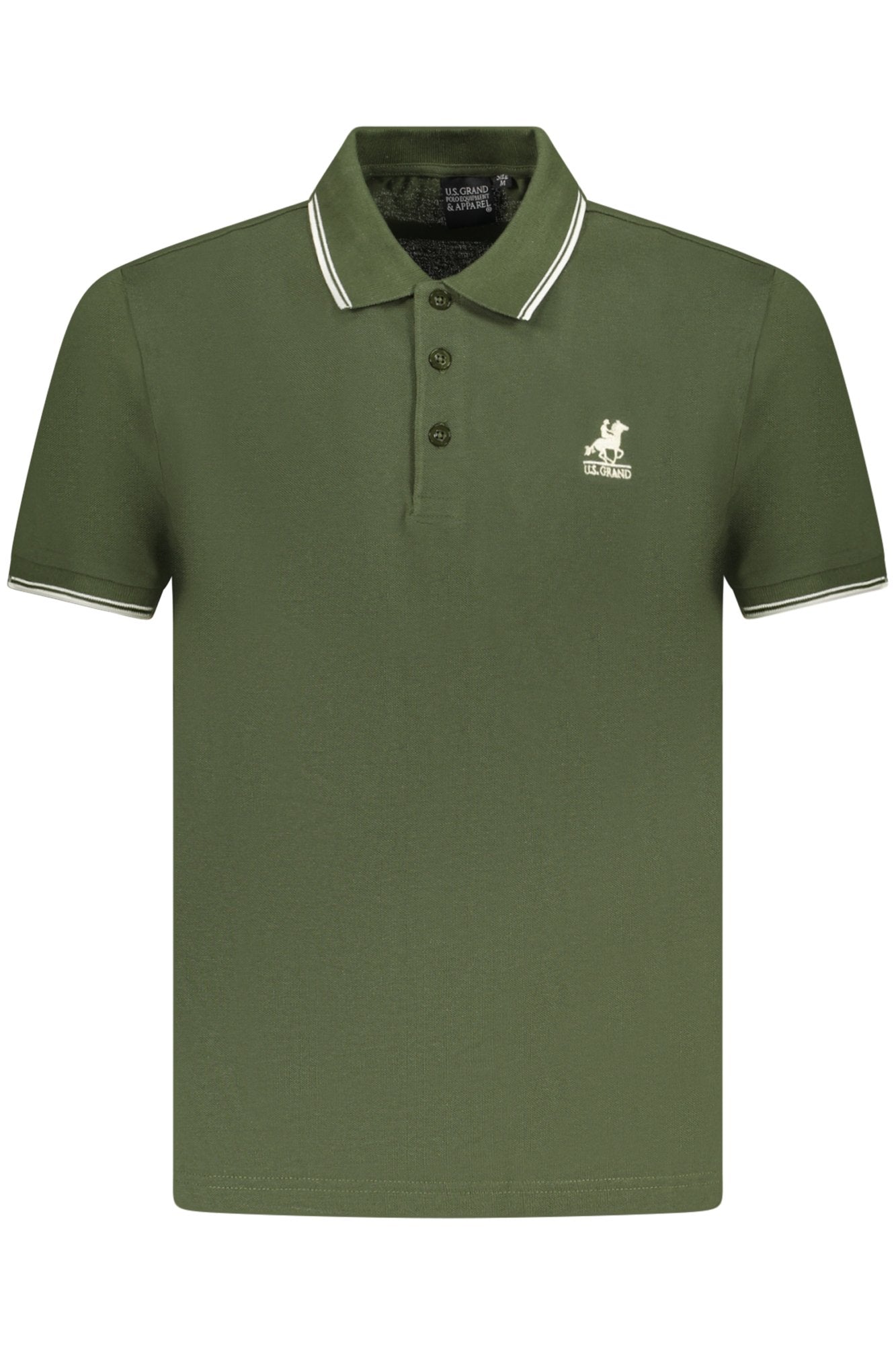 US GRAND POLO KURZARM HERREN GRÜN