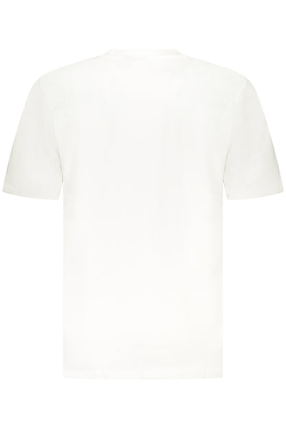 US GRAND Herren-T-Shirt mit kurzen Ärmeln, weiß