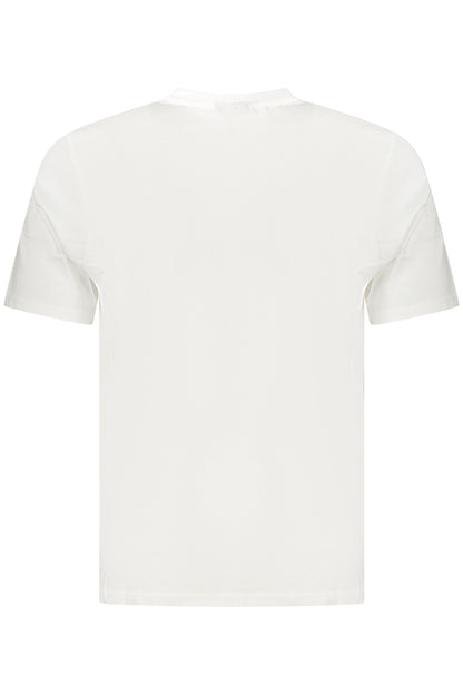 US GRAND Herren-T-Shirt mit kurzen Ärmeln, weiß