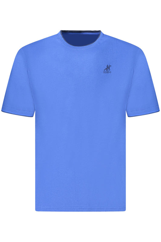 US GRAND Herren-T-Shirt mit kurzen Ärmeln, blau