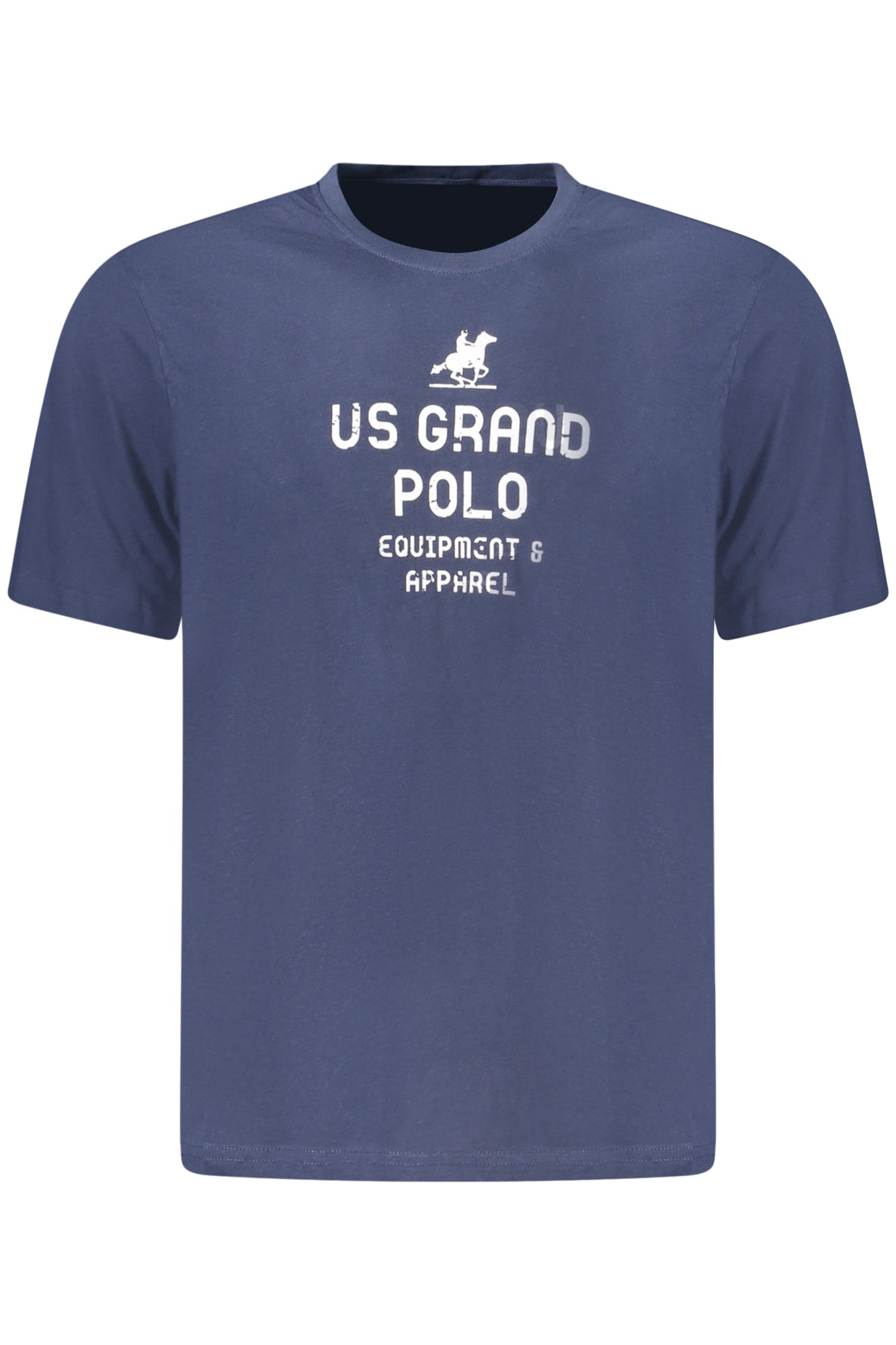 US GRAND Herren-T-Shirt mit kurzen Ärmeln, blau