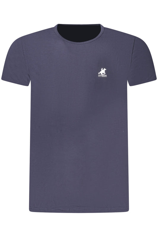 US GRAND Herren-T-Shirt mit kurzen Ärmeln, blau