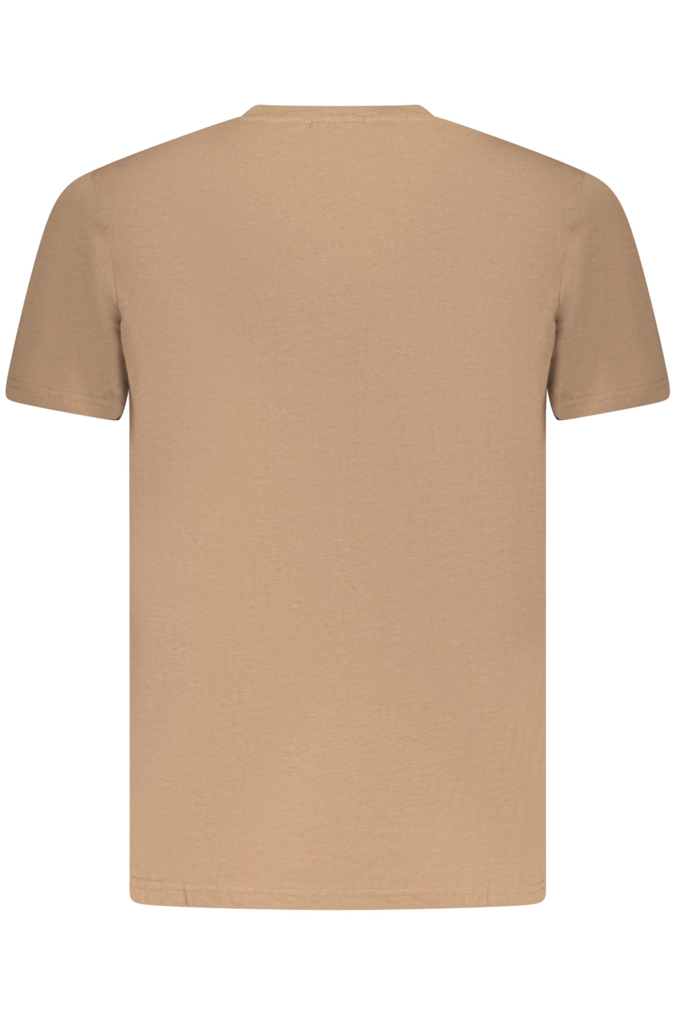 US GRAND Herren-T-Shirt mit kurzen Ärmeln, braun