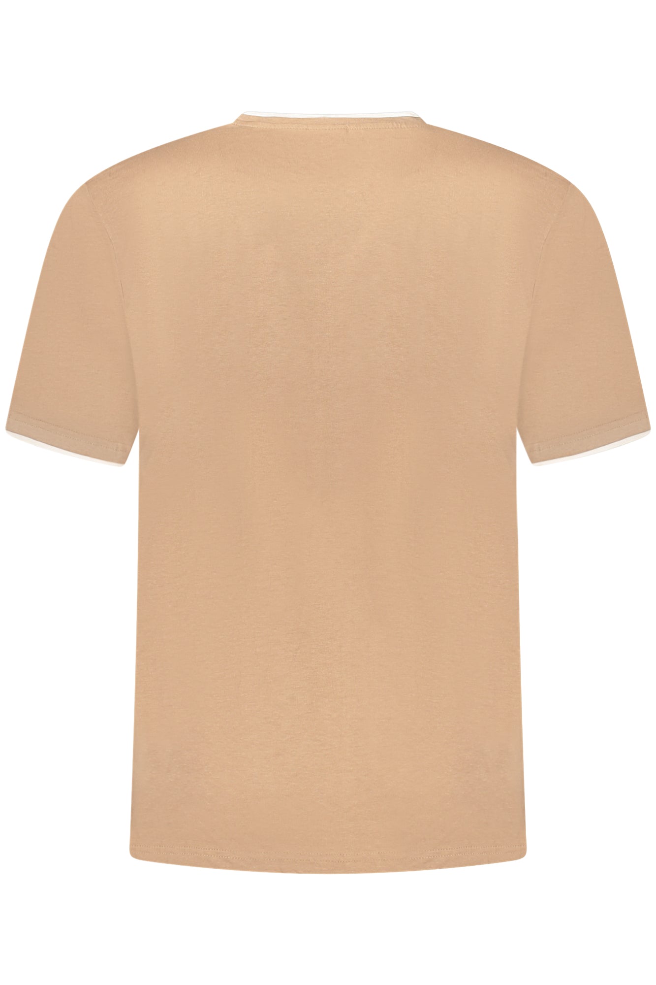 US GRAND Herren-T-Shirt mit kurzen Ärmeln, braun