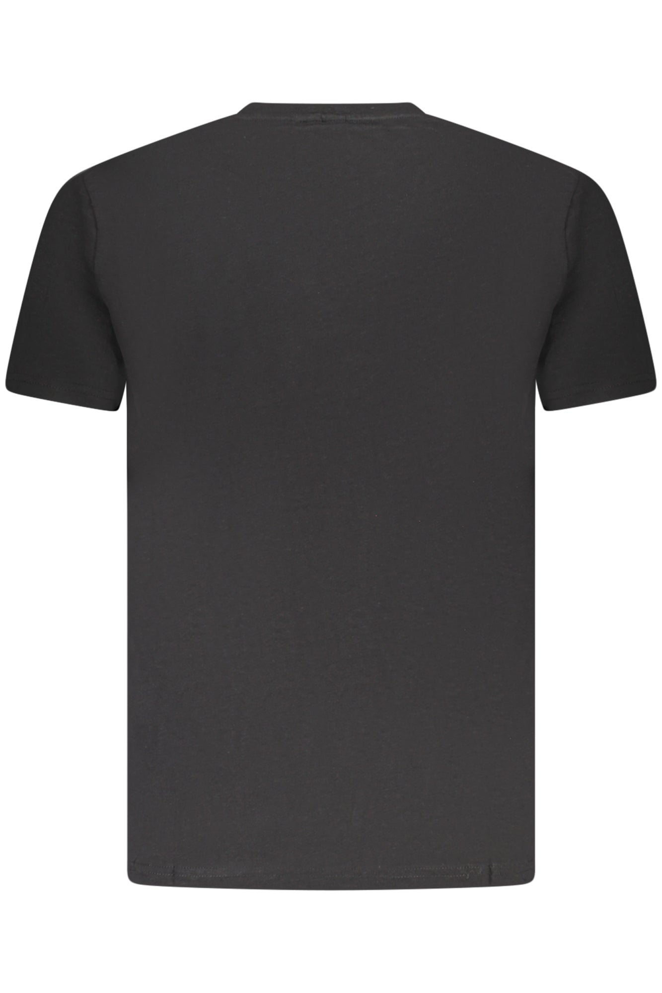 US GRAND Herren-T-Shirt, schwarz, kurzärmelig