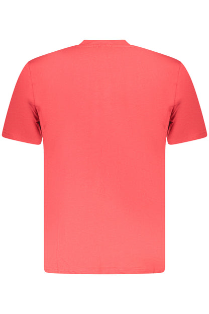 US GRAND Herren-T-Shirt mit kurzen Ärmeln, rot