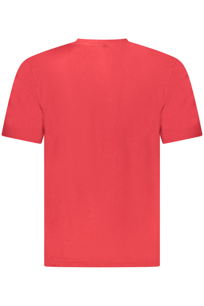 US GRAND Herren-T-Shirt mit kurzen Ärmeln, rot