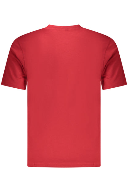 US GRAND Herren-T-Shirt mit kurzen Ärmeln, rot