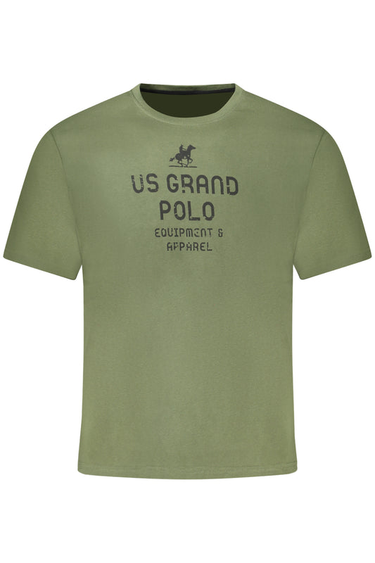 US GRAND Herren-T-Shirt mit kurzen Ärmeln, grün
