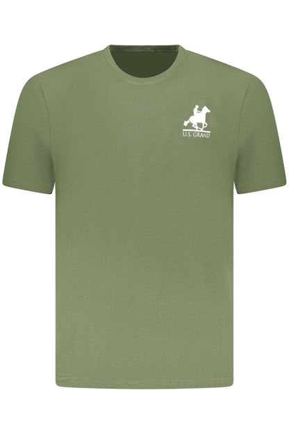 US GRAND Herren-T-Shirt mit kurzen Ärmeln, grün