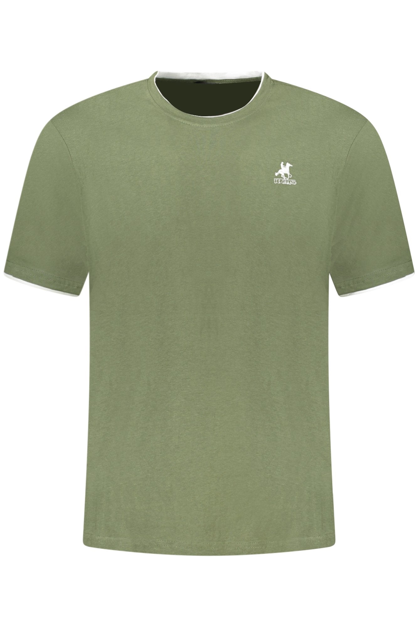 US GRAND Herren-T-Shirt mit kurzen Ärmeln, grün