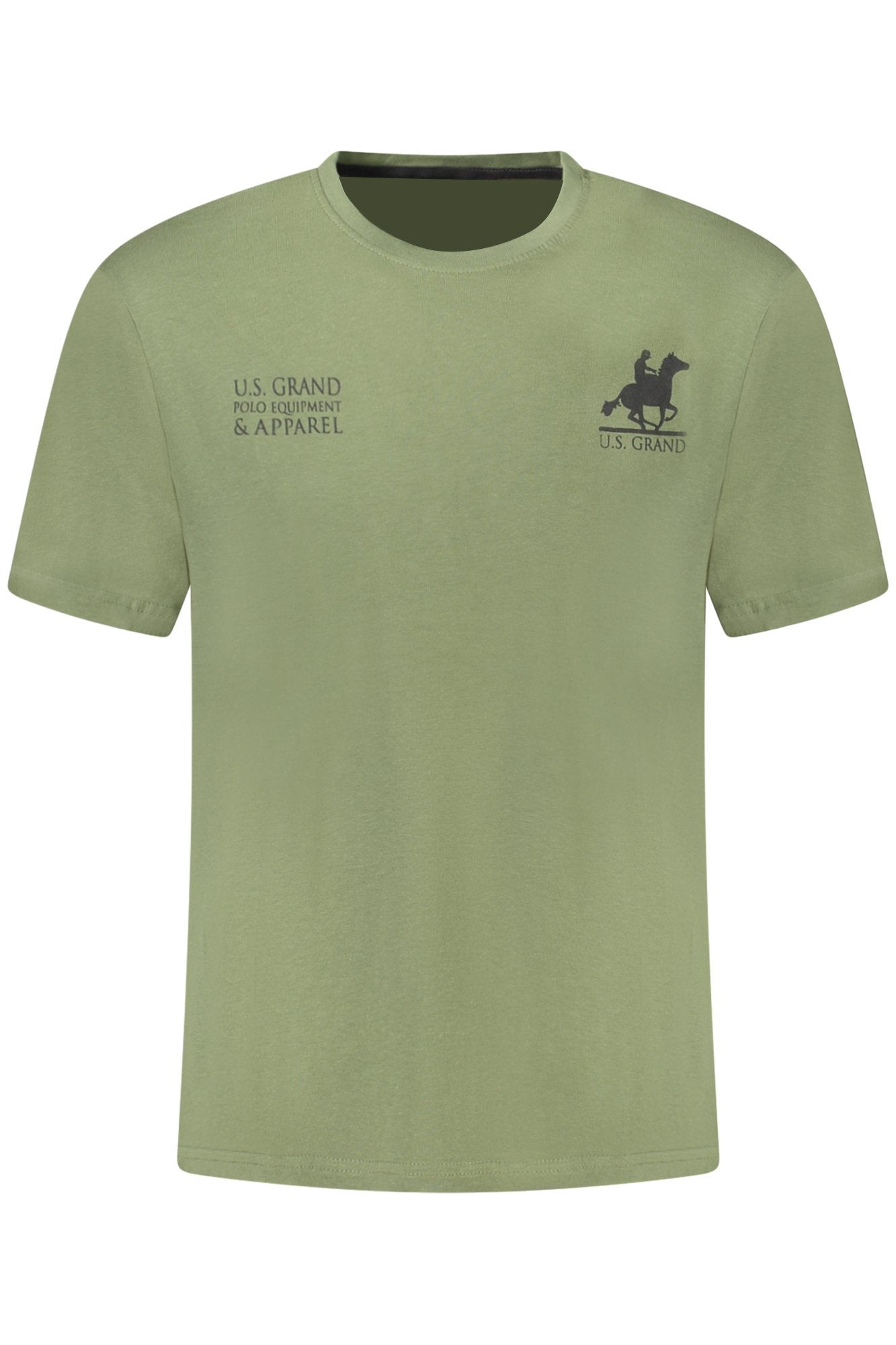 US GRAND Herren-T-Shirt mit kurzen Ärmeln, grün