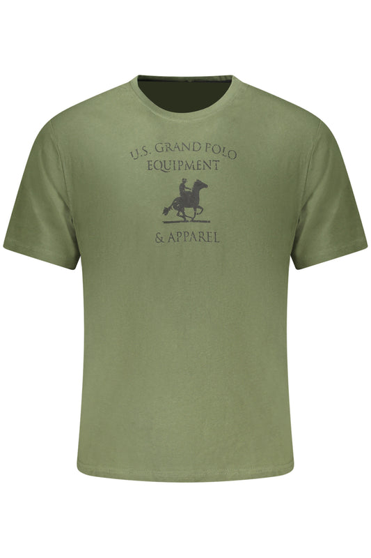US GRAND Herren-T-Shirt mit kurzen Ärmeln, grün