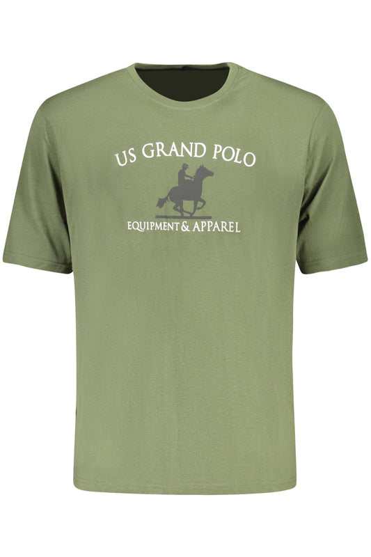 US GRAND Herren-T-Shirt mit kurzen Ärmeln, grün
