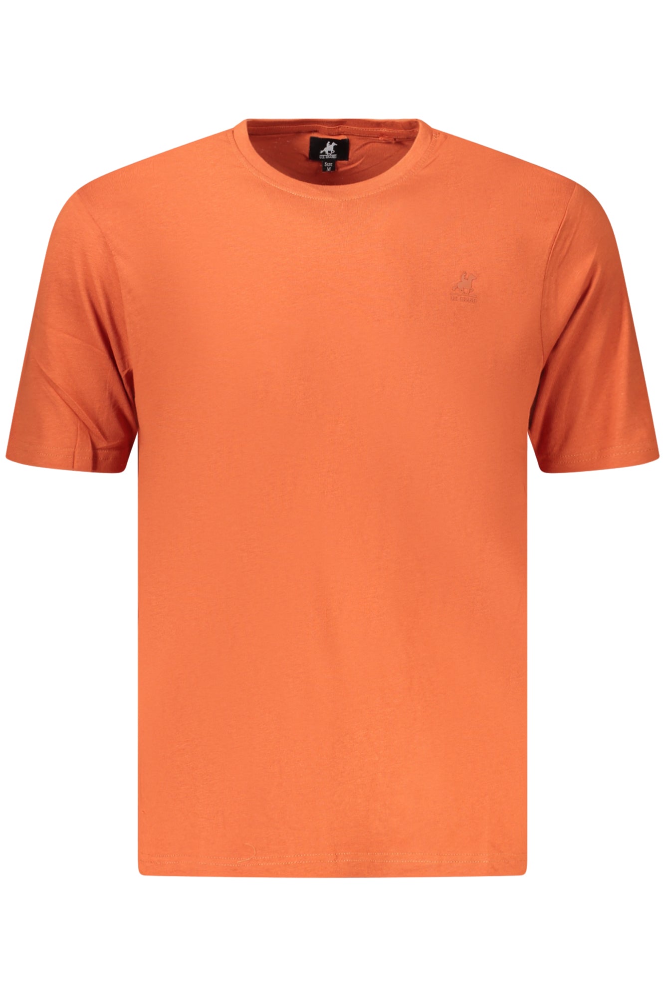 US GRAND Herren-T-Shirt mit kurzen Ärmeln, orange