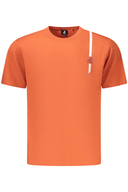 US GRAND Herren-T-Shirt mit kurzen Ärmeln, orange