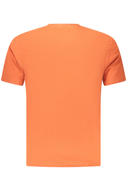 US GRAND Herren-T-Shirt mit kurzen Ärmeln, orange