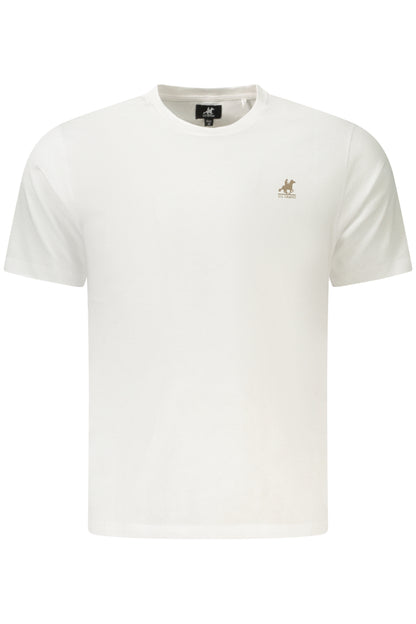 US GRAND Herren-T-Shirt mit kurzen Ärmeln, weiß