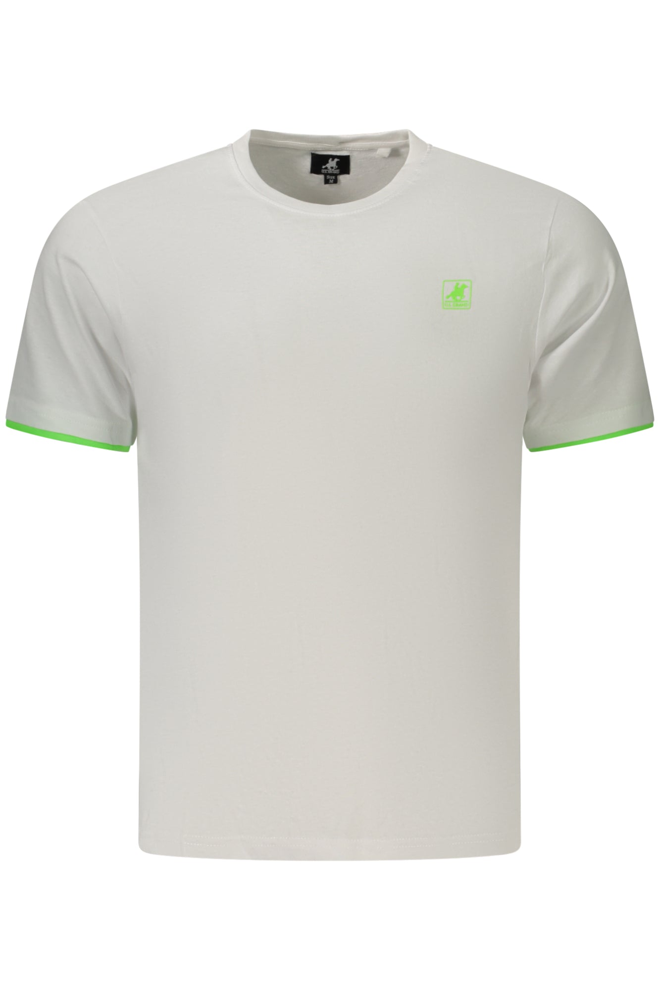 US GRAND Herren-T-Shirt mit kurzen Ärmeln, weiß
