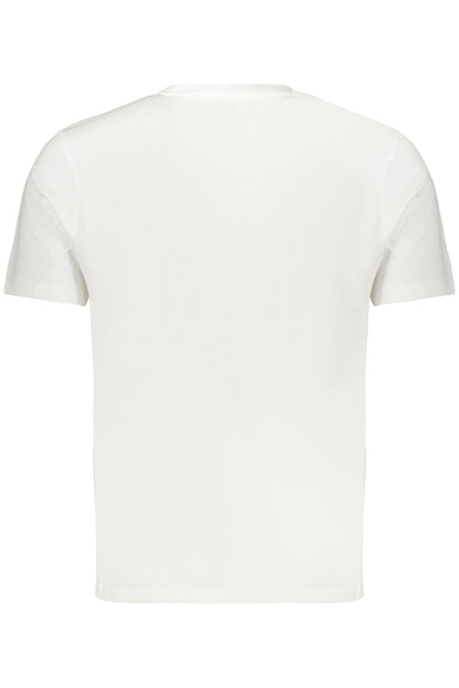 US GRAND Herren-T-Shirt mit kurzen Ärmeln, weiß