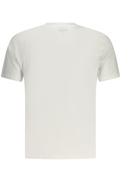 US GRAND Herren-T-Shirt mit kurzen Ärmeln, weiß