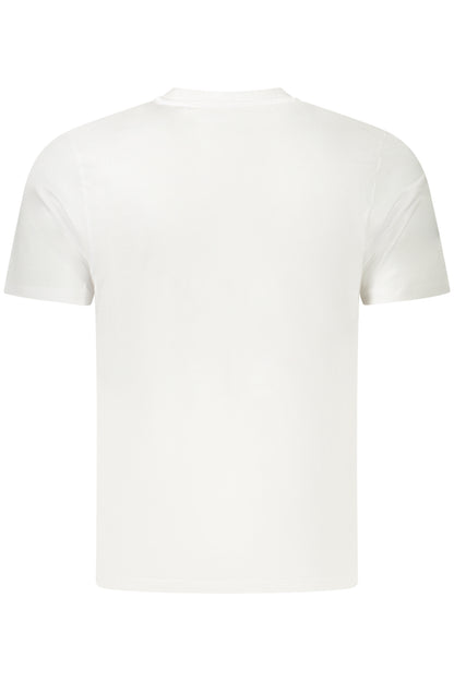 US GRAND Herren-T-Shirt mit kurzen Ärmeln, weiß