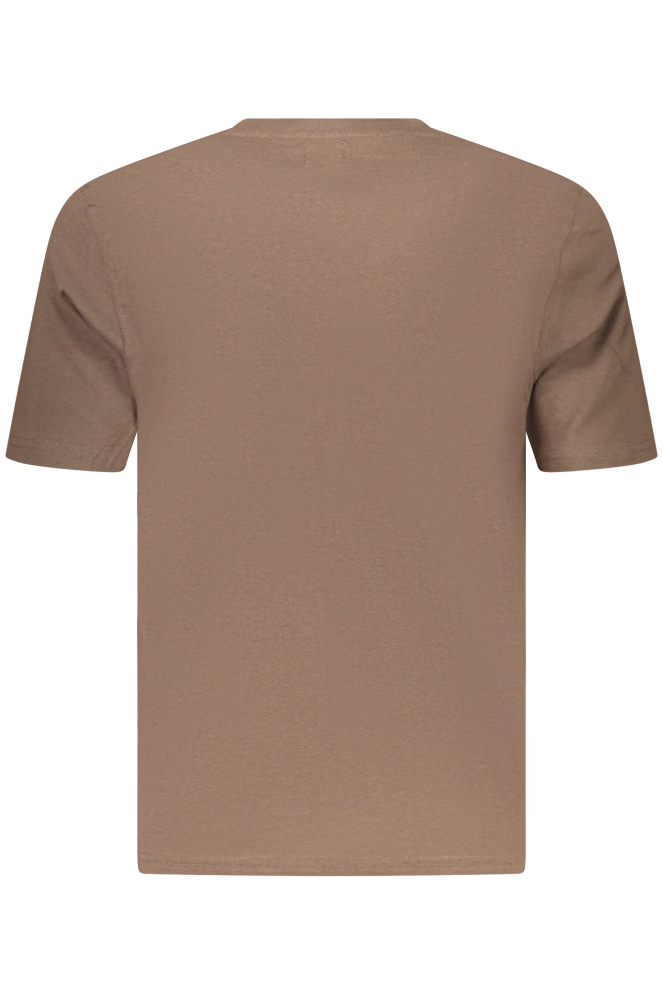US GRAND Herren-T-Shirt mit kurzen Ärmeln, braun