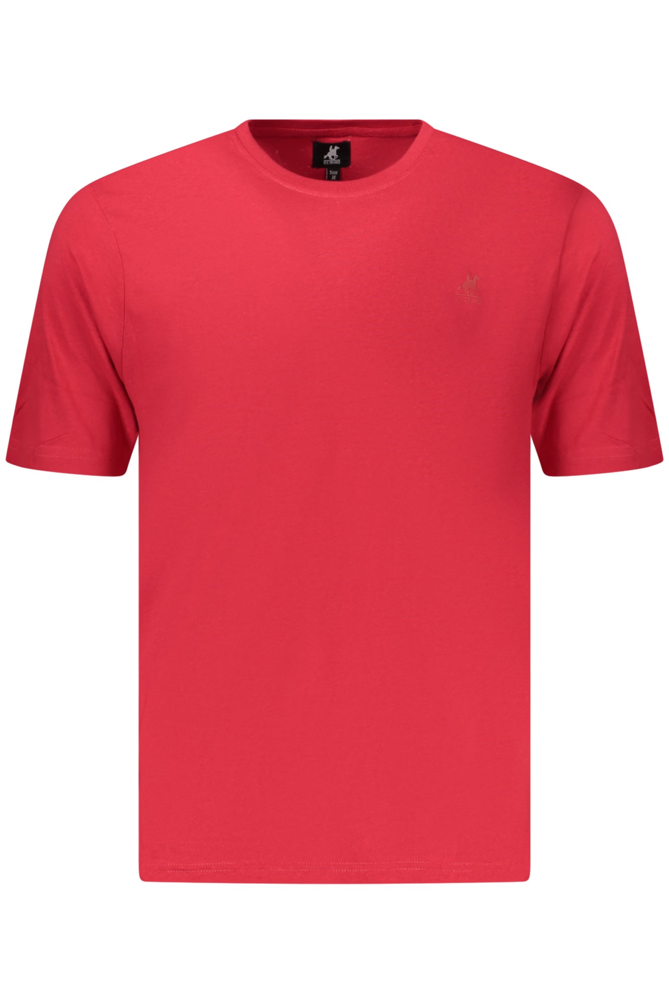US GRAND Herren-T-Shirt mit kurzen Ärmeln, rot