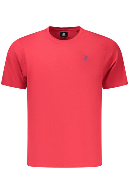 US GRAND Herren-T-Shirt mit kurzen Ärmeln, rot