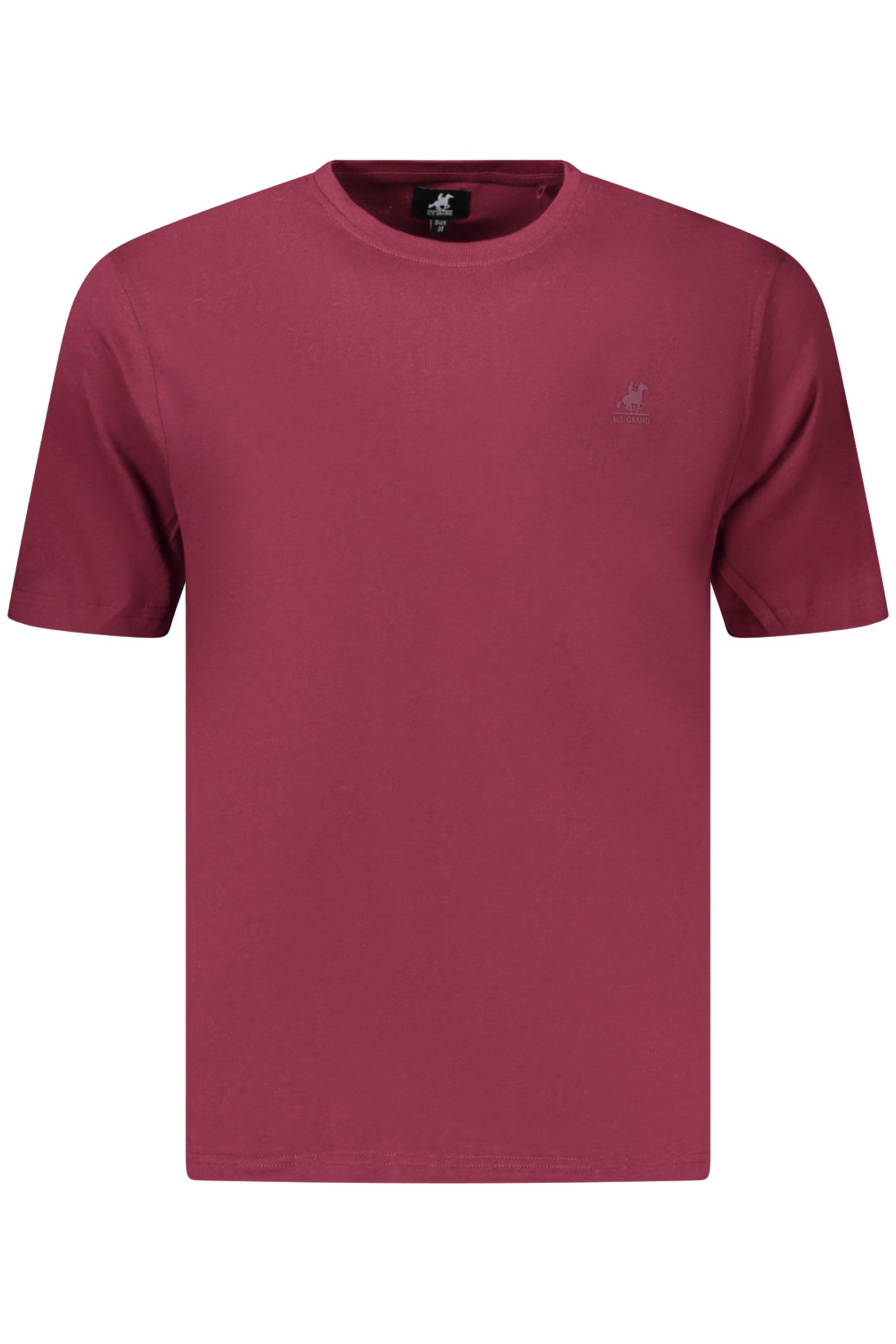US GRAND Herren-T-Shirt mit kurzen Ärmeln, rot