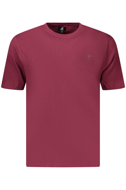 US GRAND Herren-T-Shirt mit kurzen Ärmeln, rot