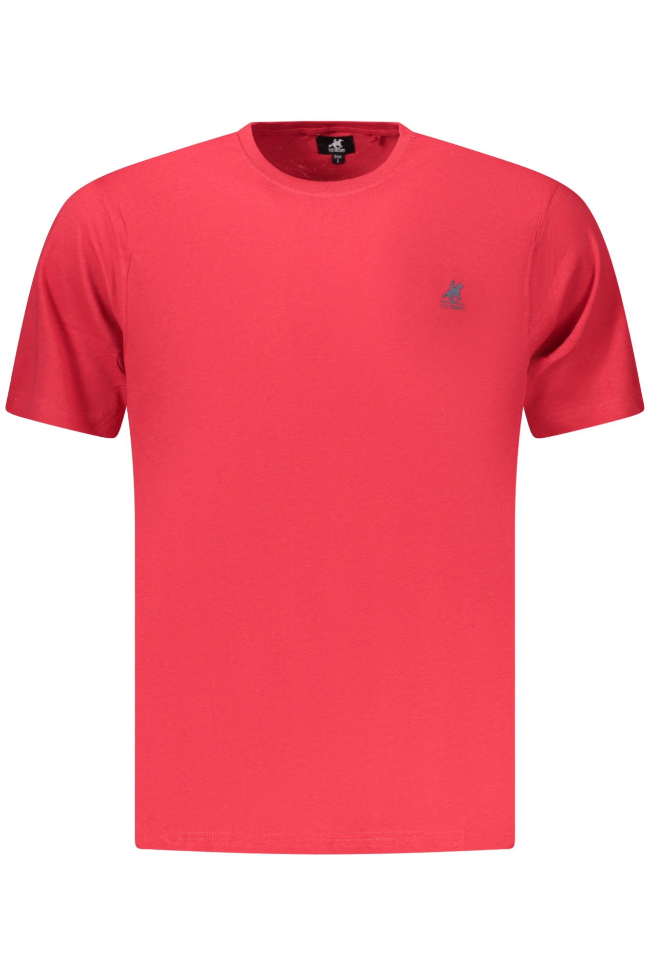 US GRAND Herren-T-Shirt mit kurzen Ärmeln, rot