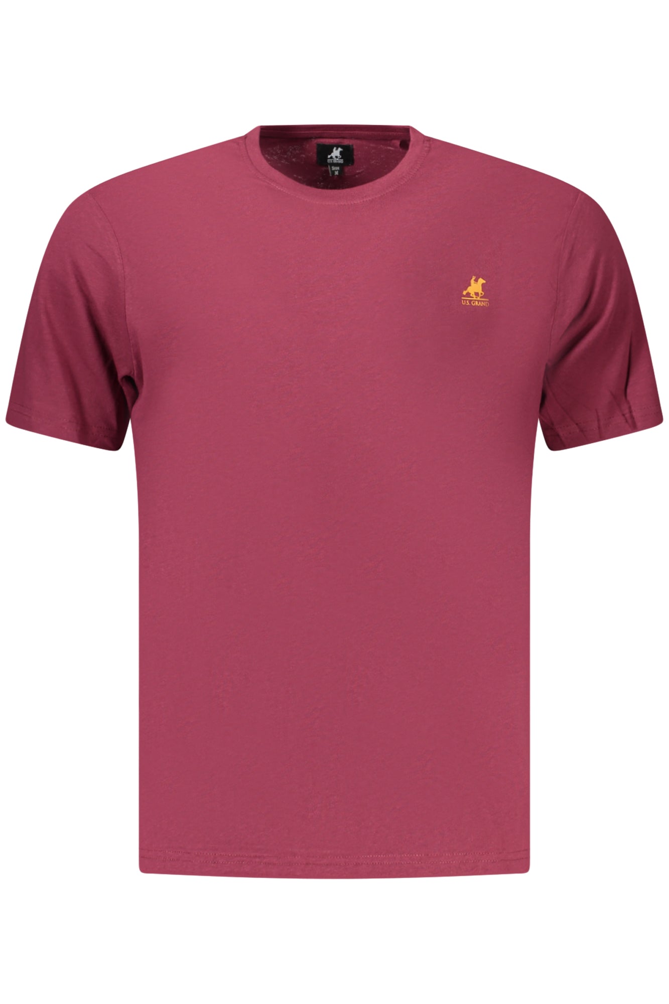 US GRAND Herren-T-Shirt mit kurzen Ärmeln, rot