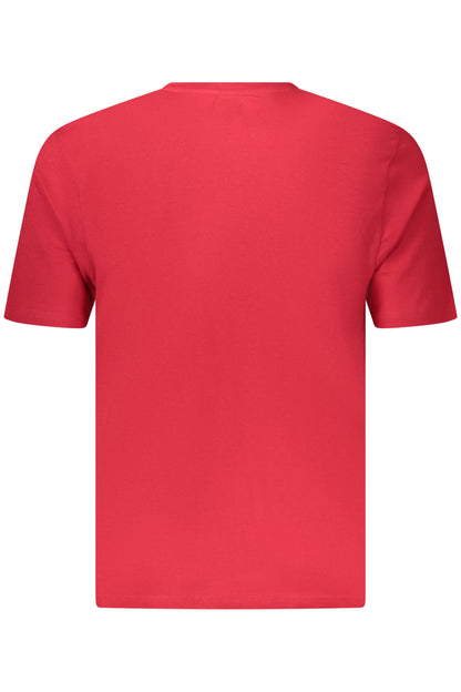 US GRAND Herren-T-Shirt mit kurzen Ärmeln, rot