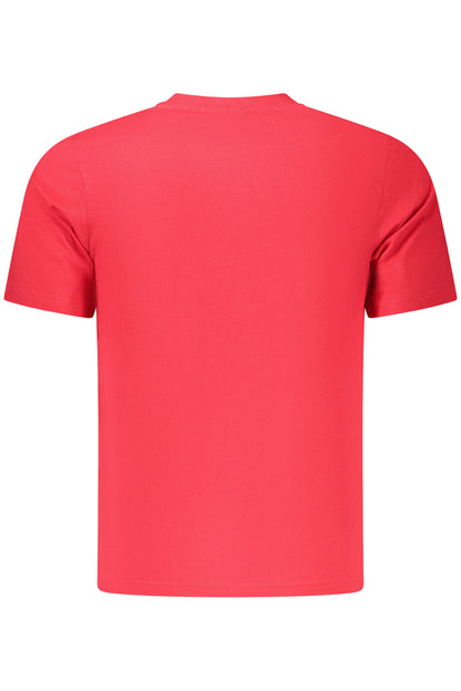 US GRAND Herren-T-Shirt mit kurzen Ärmeln, rot