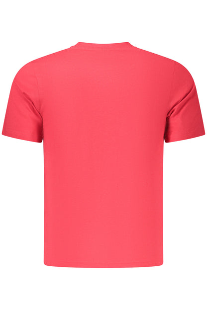 US GRAND Herren-T-Shirt mit kurzen Ärmeln, rot