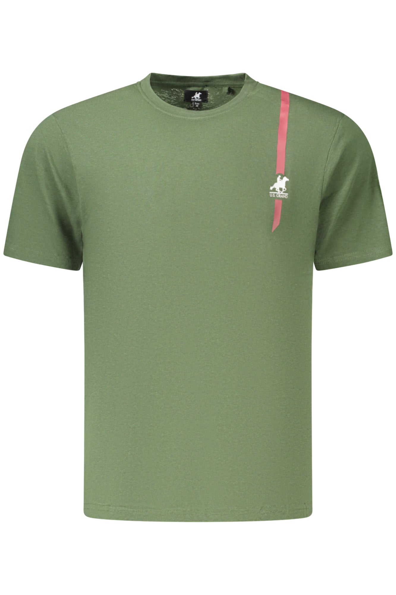 US GRAND Herren-T-Shirt mit kurzen Ärmeln, grün