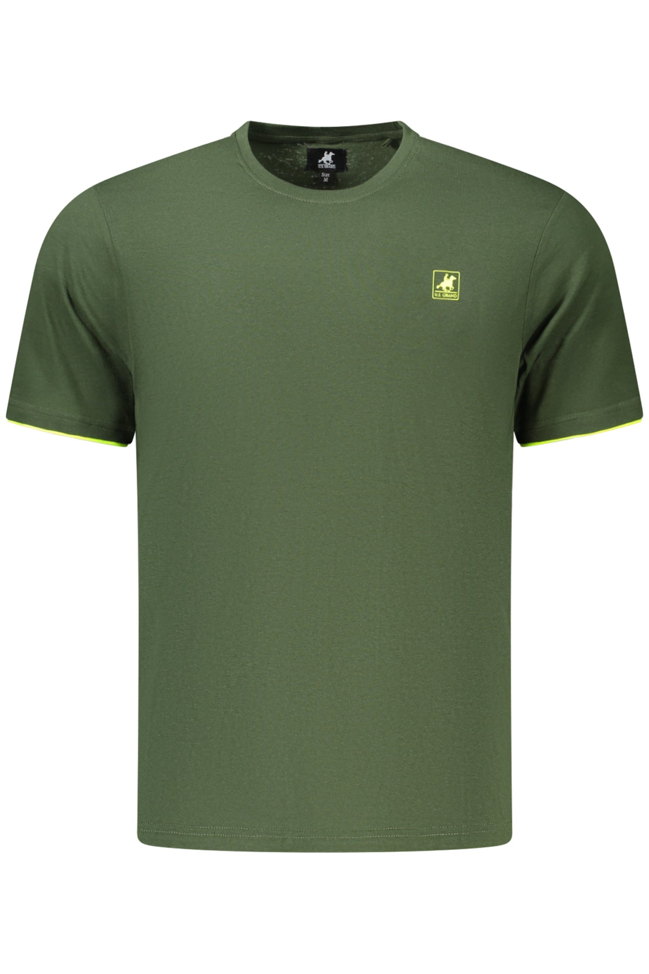 US GRAND Herren-T-Shirt mit kurzen Ärmeln, grün